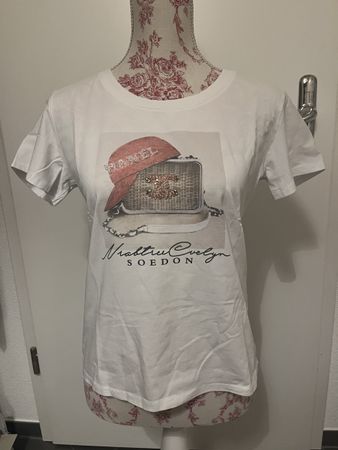 T-Shirt mit Perlen M neu