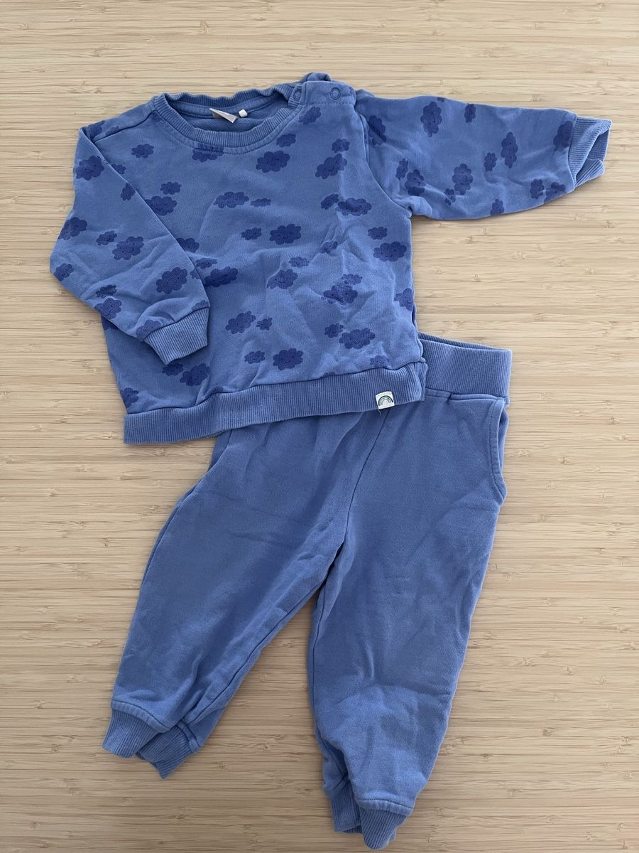 Lotti & Set di vestiti: Ensemble bébé bleu ciel Smile, taille 80 – Nuovo (secondo la descrizione) da Cossonay-Ville venduto da Venusa09