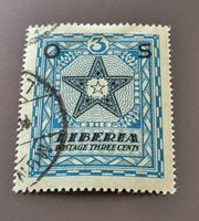 Liberia 1923 überdruck alte briefmarke
