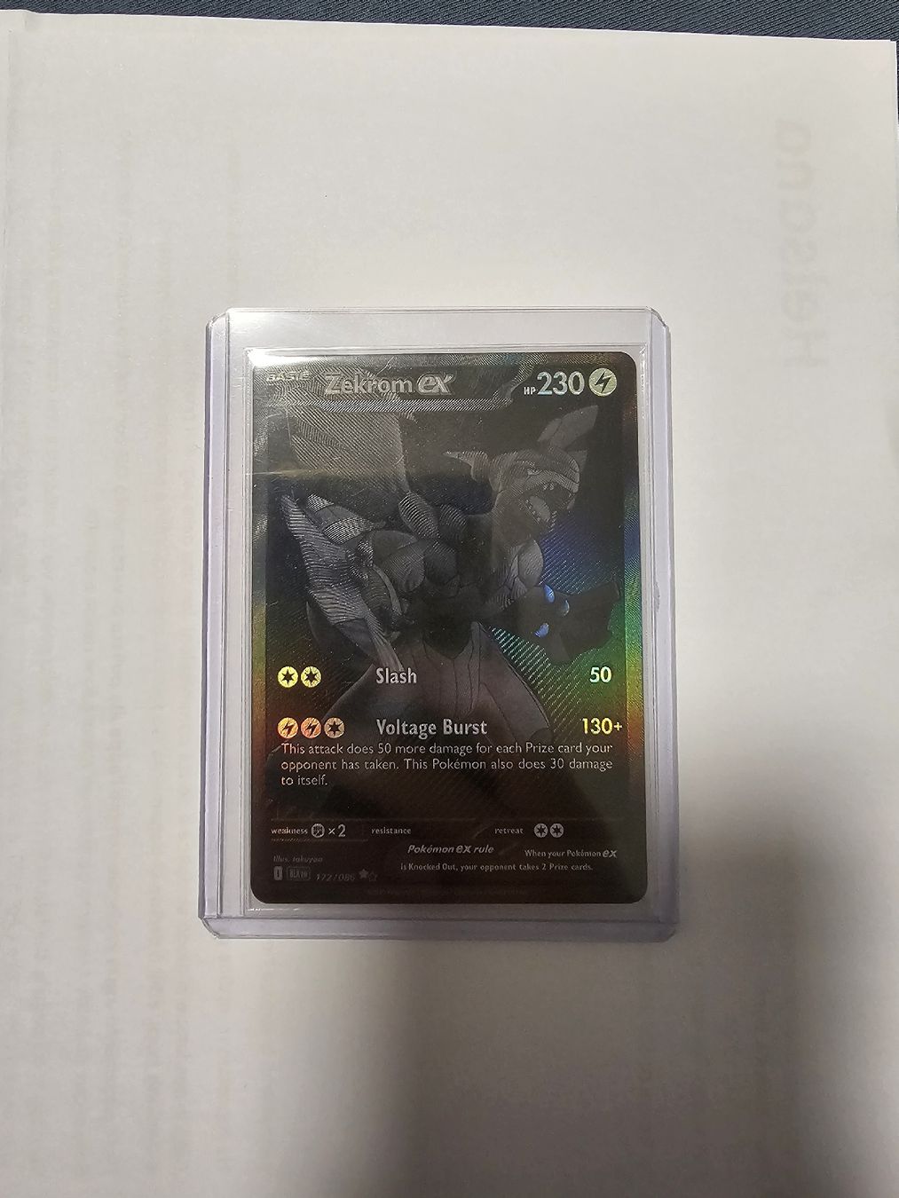 Pokémon Sammelbilder & Trading cards: Pokémon Zekrom EX 172/086 – Neu (gemäss Beschreibung) aus Hombrechtikon von daviddamota