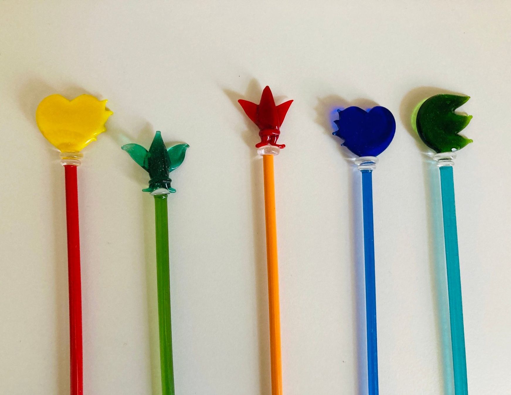 Elettrodomestici da cucina: 5 Cocktail Stäbli / Rührstäbchen aus Glas – Usato da Zürich venduto da cornetto55 3