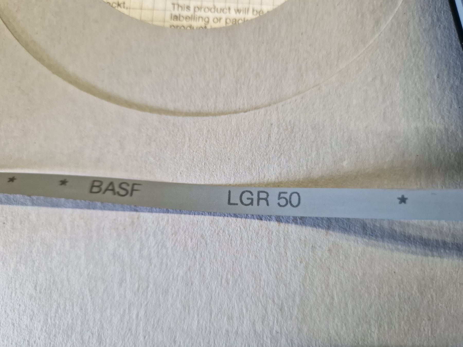 Apparecchi a nastro: BASF LG R50 Band mit Schuber – Usato da Wädenswil venduto da tometino 1