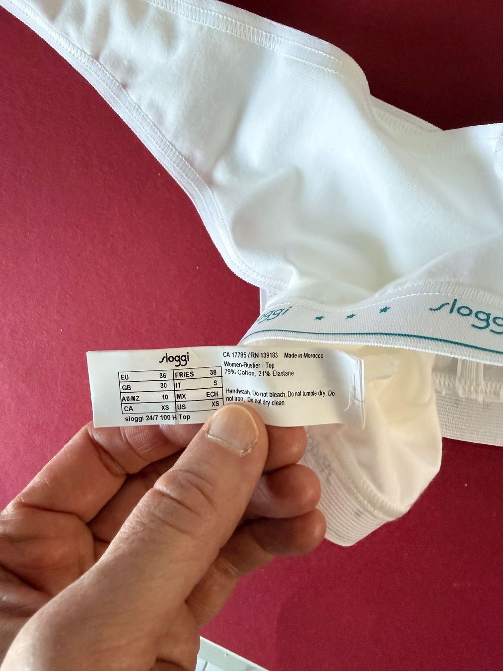 Sloggi Altra biancheria intima: SLOGGI 100, Top, Grösse 36, Farbe Weiss – Nuovo e nell'imballaggio originale da Rudolfstetten venduto da gst_g7xl 5