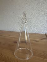 Glasengel transparent ohne Gebrauchsspuren 15cm H ca.