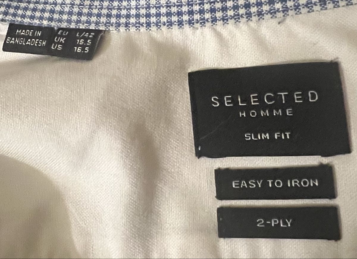Selected Camicie: Chemise blanche Selected – Usato da Fribourg venduto da Obiwan22 2