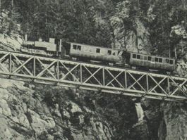 Brünnigbahn , Brücke bei Meyringen