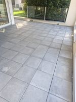 Betonplatten für Terrasse grau quadratisch gebraucht ca 220 