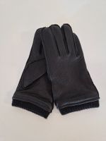 GANT Leder Handschuhe Schwarz Gr. M Gefüttert - Ungetragen!