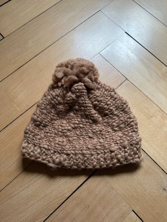 Strickmütze Kappe hellbraun
