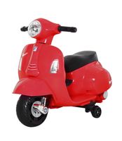 Elektro Kindermotorrad Vespa Piaggio Rot