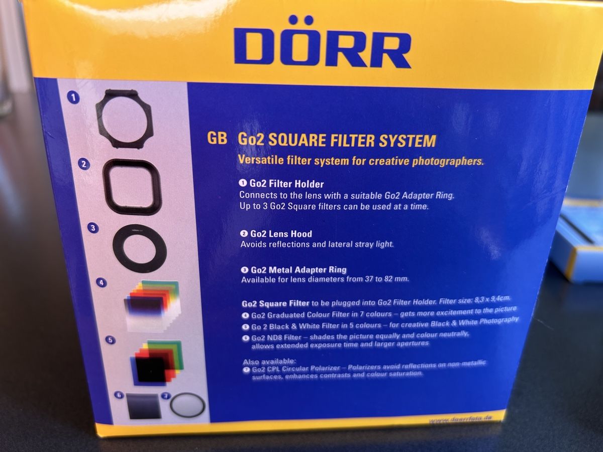 Filtri: Dörr Go2 Square Filter System 77mm – Usato da Port venduto da Matlynx 2