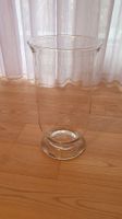 Grosse Blumenvase Glasvase Windlicht 40 cm hoch Deko