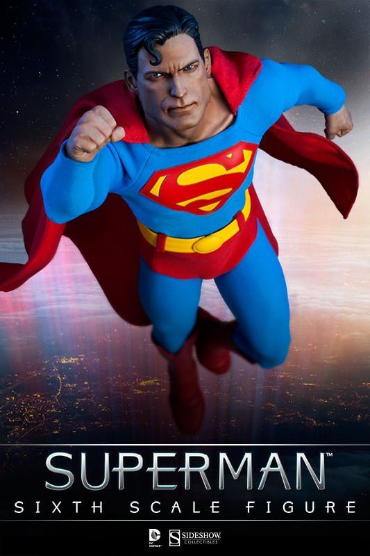 Statuette: SIDESHOW SUPERMAN DC COMIC VERSION ACTION FIGURE 1/6 – Usato da Cornol venduto da Aot_2582