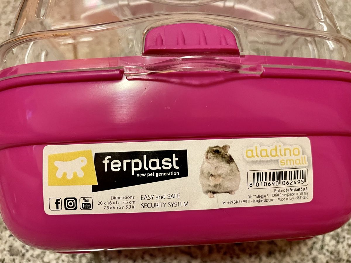 Ferplast Liege- & Schlafplätze: Hamster Transport-Box – Gebraucht aus Turbenthal von rosen17 2