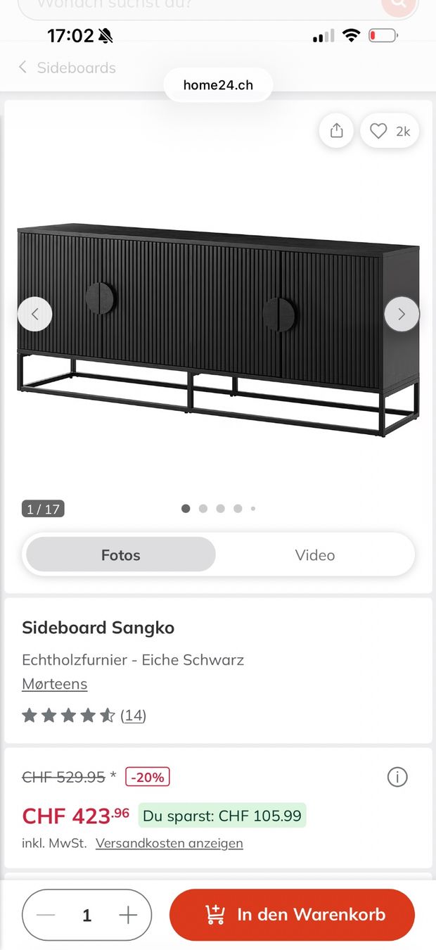 Kommoden: Sideboard Eiche schwarz – Gebraucht aus Turgi von Daniela.Gu 2