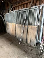 Pferdestall-Box-Elemente Metall (verzinkt) Holz gebraucht