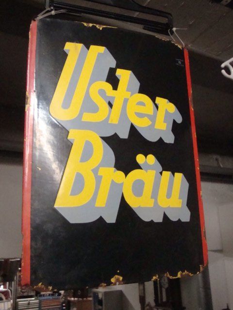 Insegne: Emailschild Uster Bräu – Usato da Mollis venduto da Seestern 2