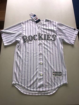 Mlb Baseballtrikot Colorado Rockies home Gr.S Neu