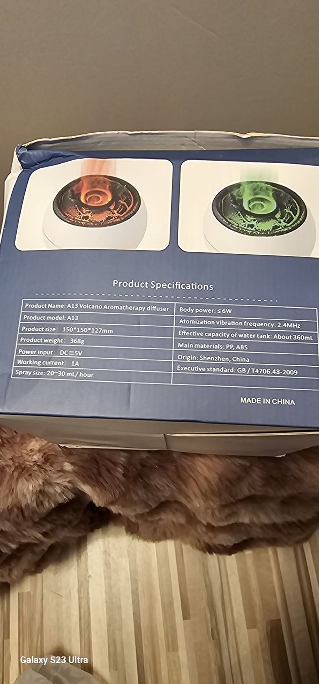Diffusori di oli essenziali: Aroma Diffuser Luftbefeuchter Volcano A13 - Neuwertig! – Nuovo (secondo la descrizione) da Wangen b. Olten venduto da tagra69 3