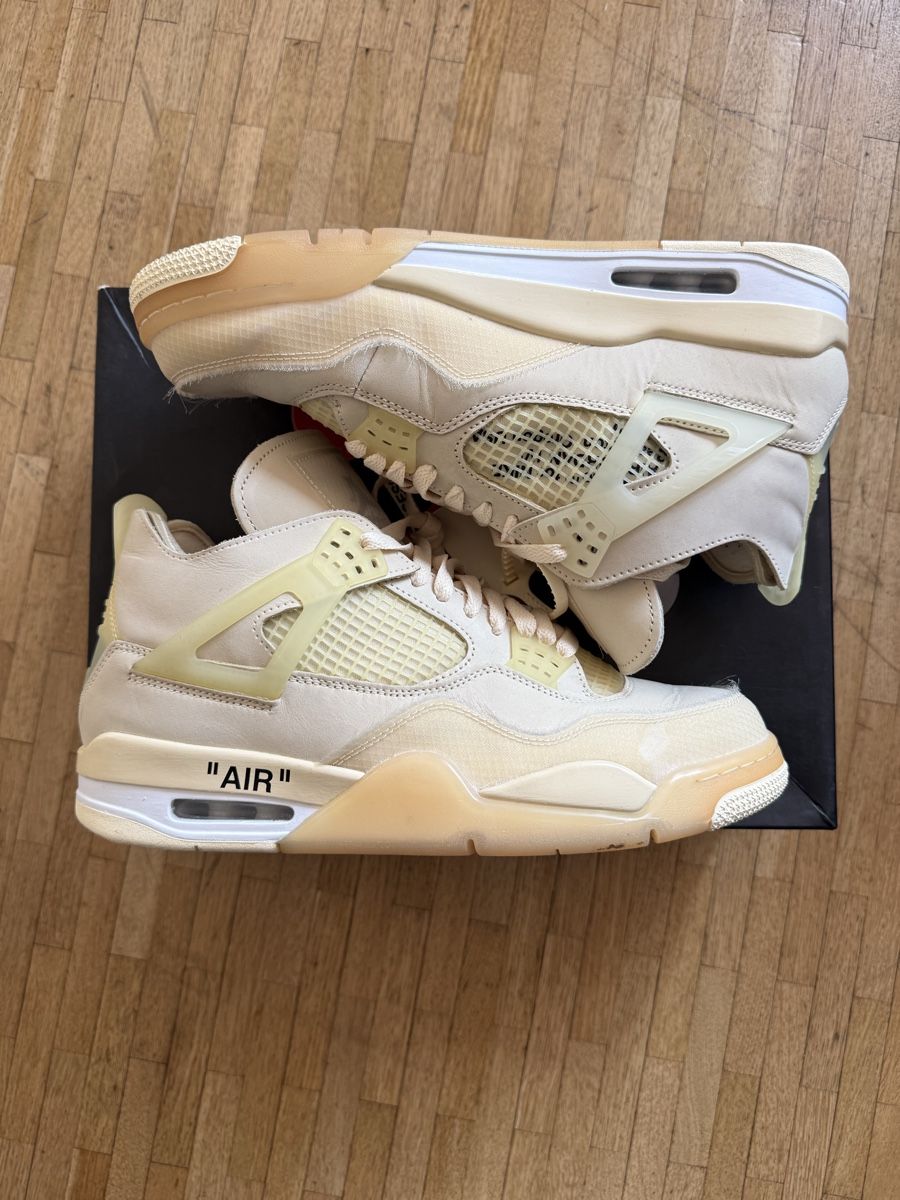 Off-White Herrenschuhe: Jordan 4 Off-White Sail – Neu (gemäss Beschreibung) aus Genève von SG_73