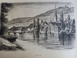 Ernst Emil Schlatter - Village suisse au bord du lac