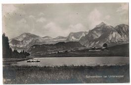 Schwendisee bei Unterwasser, Ruderboot, gelaufen 1921