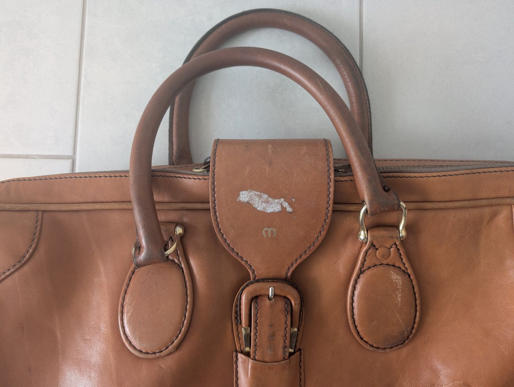 Borse: Vintage MÄRZ Leder Reisetasche – Usato da Thalwil venduto da sultan03 5