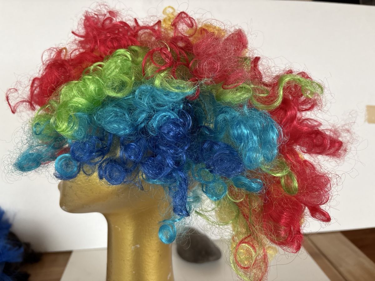 Parrucche: Clown Perücke bunt – Nuovo (secondo la descrizione) da Rümlang venduto da SchumBru10 1