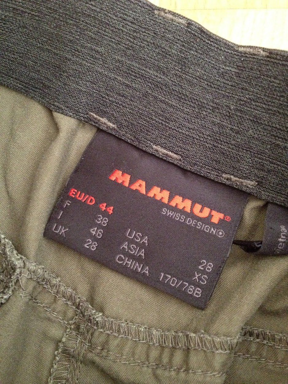Mammut Pantaloni: Sommer Wanderhose Mammut – Usato da Dübendorf venduto da Fip05 2