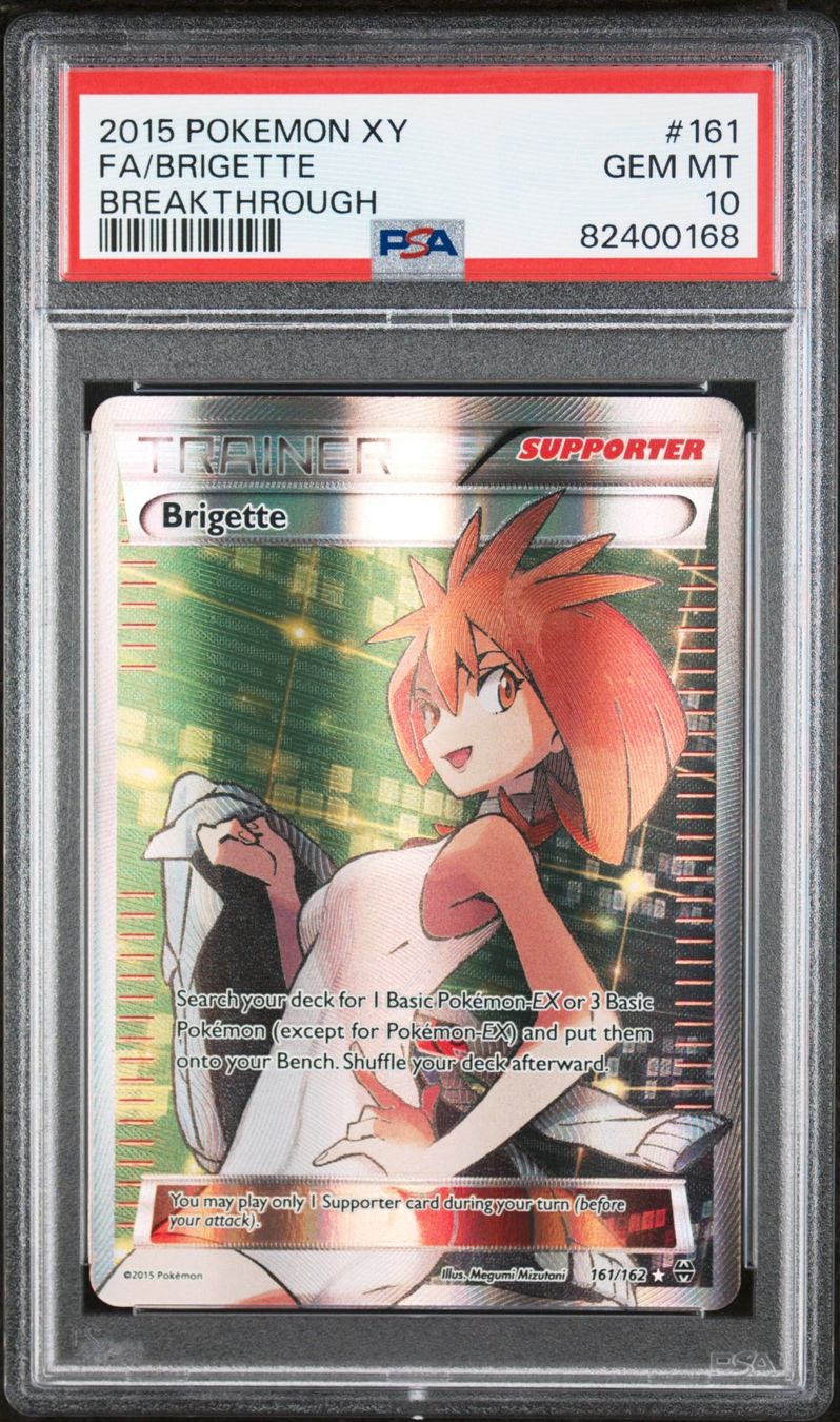 Pokémon Carte collezionabili: Pokemon Brigette 161/162 PSA 10 – Usato da Zürich venduto da picollector