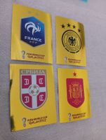 Panini Qatar 2022 Oryx Edition Wappen Serbia, France, Espana