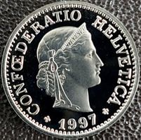 10 Rappen 1997 stgl. / aus Münzsatz