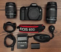 Canon EOS 60D + EF-S 18-55 + EF-S 55-250 + Zubehör inkl. OVP