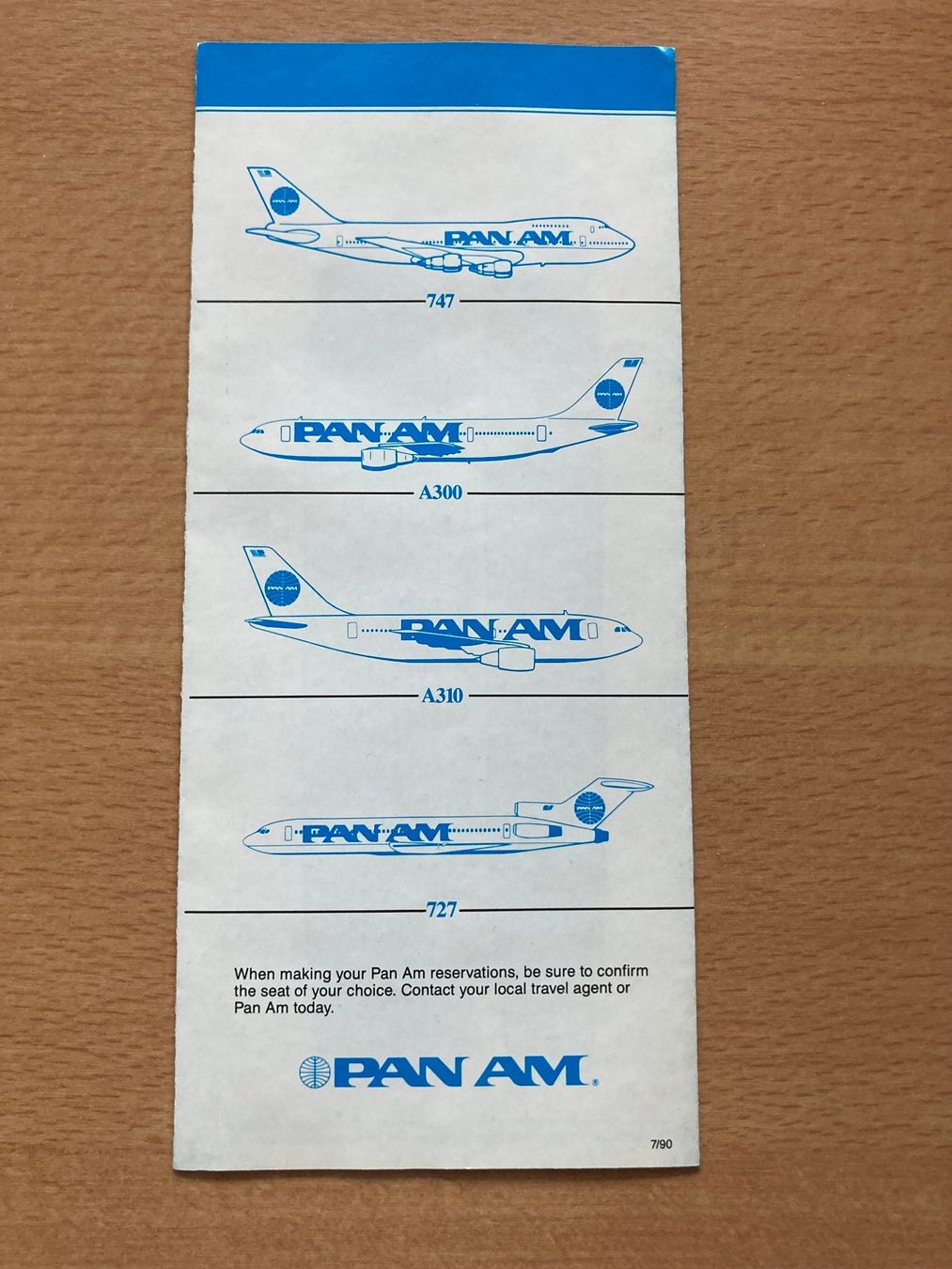 Documenti: PAN AM Seatplan – Usato da Forch venduto da Haui2 2