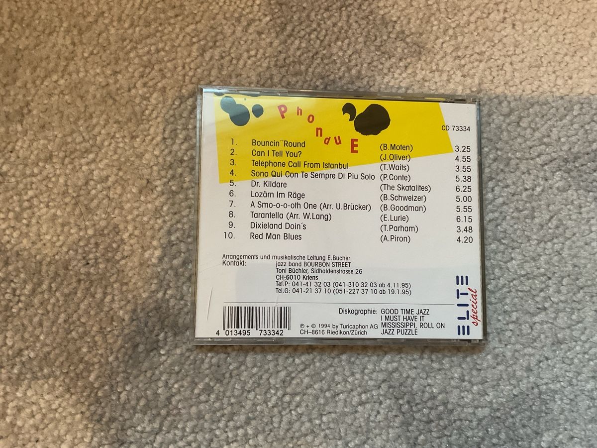 CDs: PhonouE - Bourbon Street Jazz CD – Gebraucht aus Grub SG von Vinciguerra 1