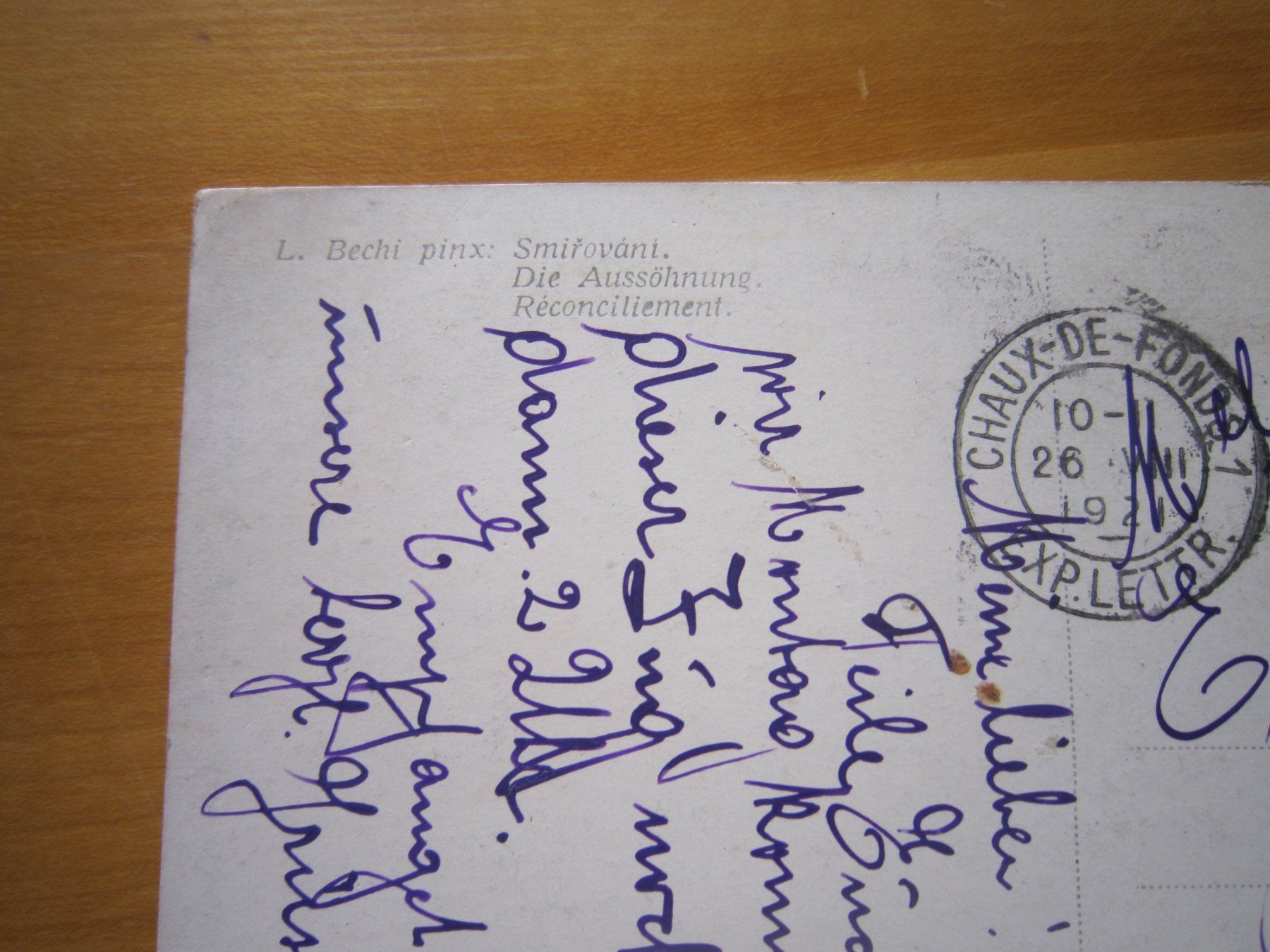 Cartoline postali: 8 Postkarte 1921 Paar – Usato da Gordola venduto da Polentaefung 3
