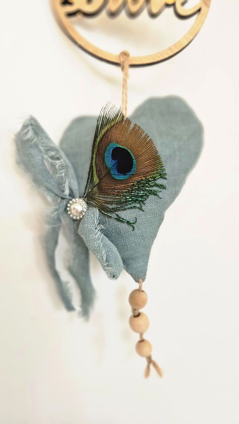 Tutte le decorazioni: Liebe Herz Boho Wanddeko Mobile Deko Geschenk Muttertag – Nuovo e nell'imballaggio originale da Gossau ZH venduto da LeoniesDeko 1