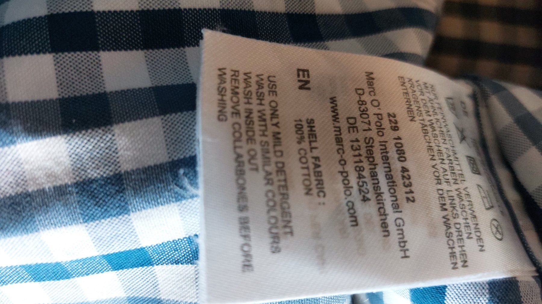 Hemden: Herrenhemd Marc 0'Polo Slim Fit – Neu (gemäss Beschreibung) aus Frauenkappelen von regenundbogen 3