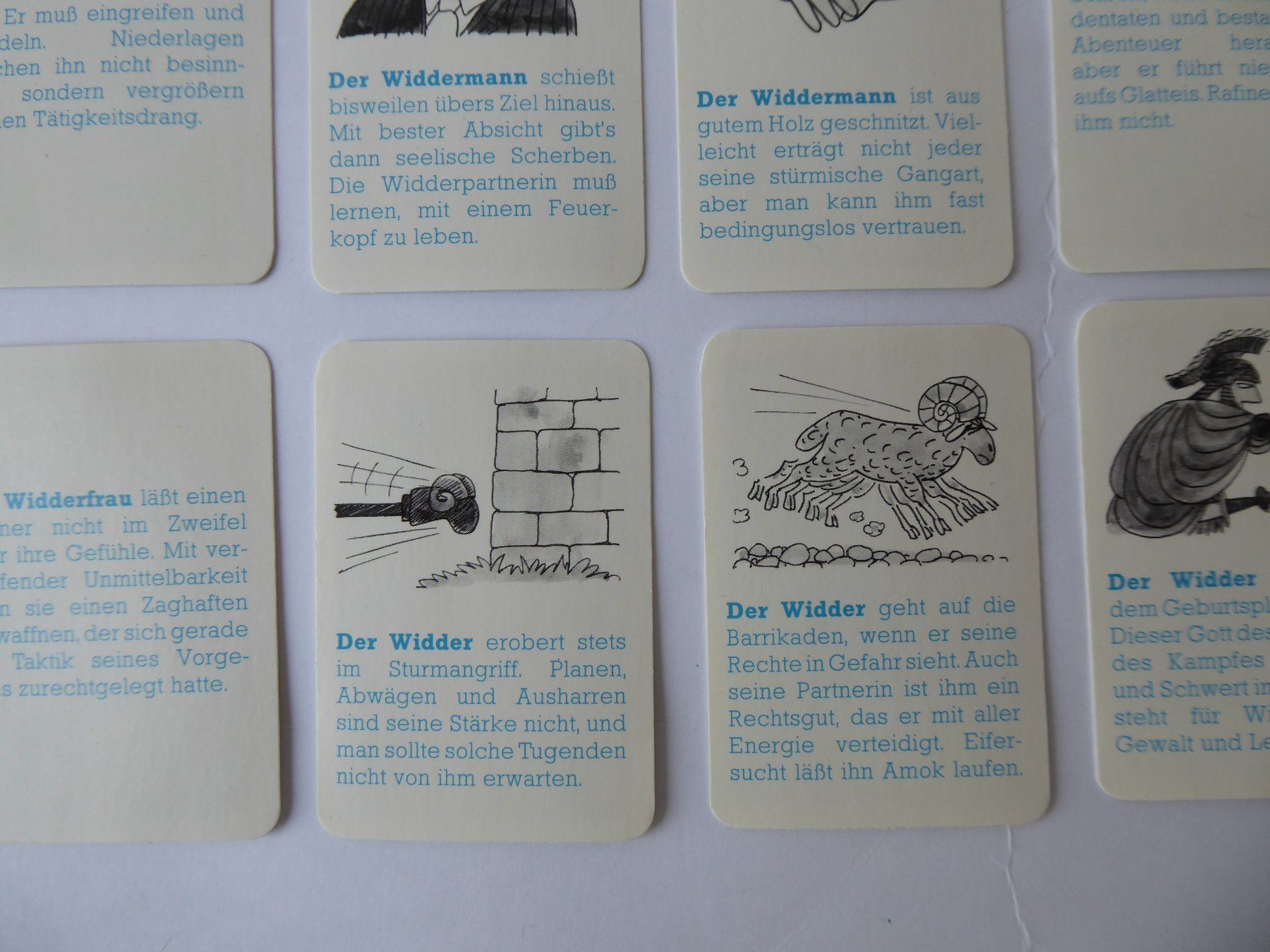 Cartoline: Schöne Sternzeichen Widder Karten Karten, ASS – Usato da Turbenthal venduto da Panau 3