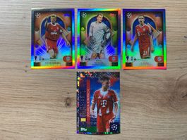 Soccer FC Bayern München 4 Stickers Topps Champions 25/26