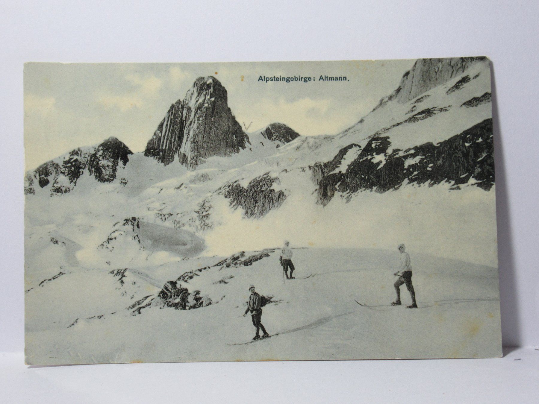 Cartoline postali: Alpsteingebirge , Skifahrer  1903 – Usato da Grenchen venduto da Bluemchen1900