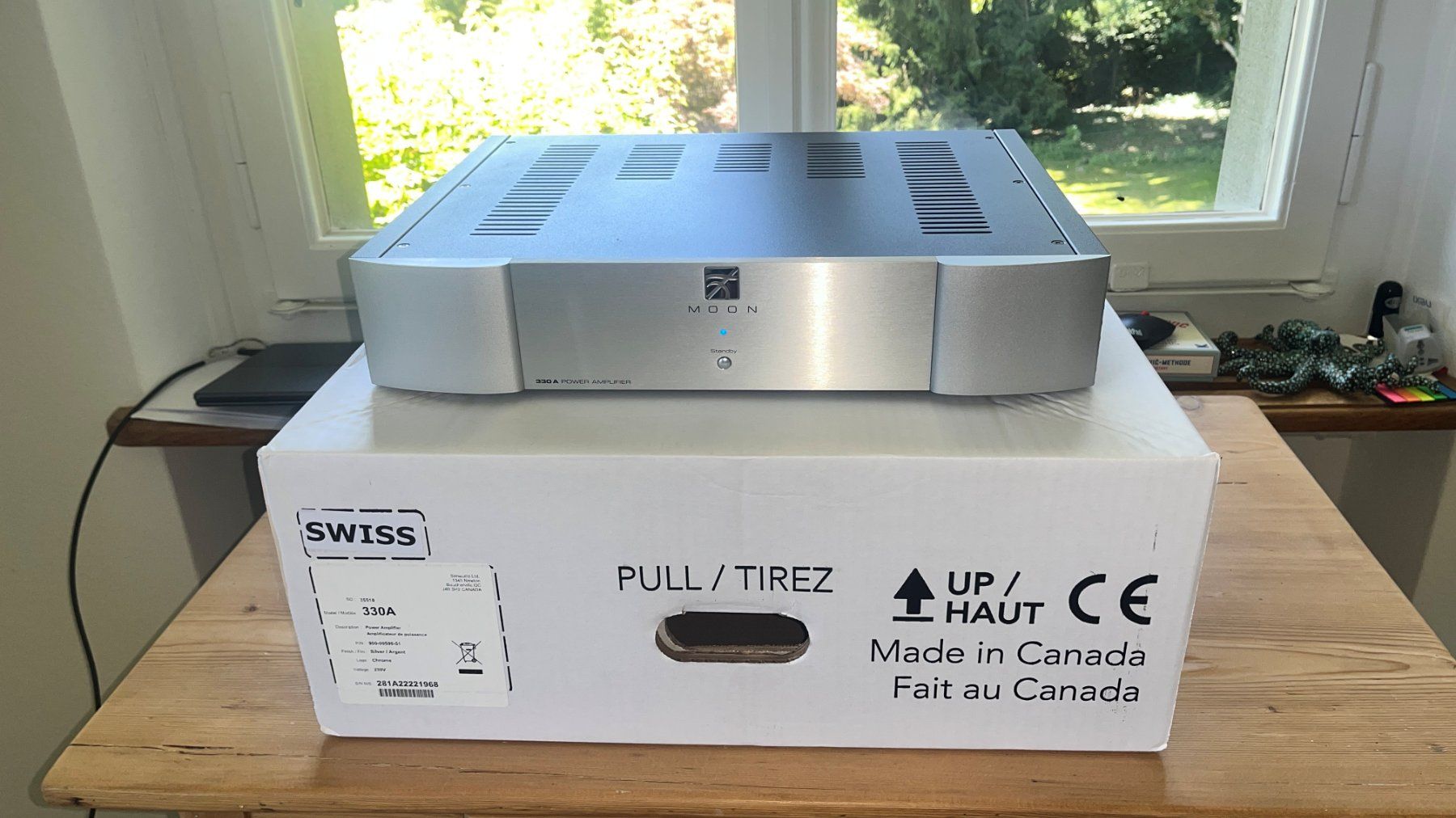 Amplificatori: Highend Verstärker Moon 330A, silver – Usato da Bern venduto da myrona