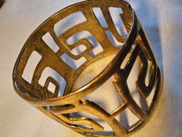Schicker Modernist Armreif Versilbert 50er