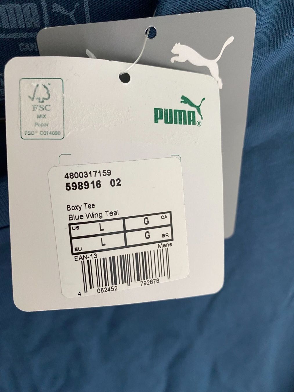 Puma T-shirt: PUMA Boxy T-Shirt Herren, Gr. L – Nuovo e nell'imballaggio originale da Luzern venduto da falena01 4