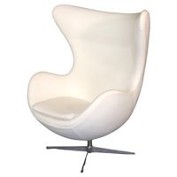 Wg Umzug - Fritz Hansen Egg Chair Off White Leder wie neu