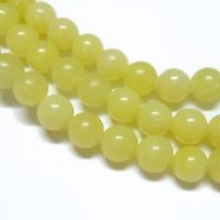 Jade natürlich Zitronenjade 8mm 1 Strang