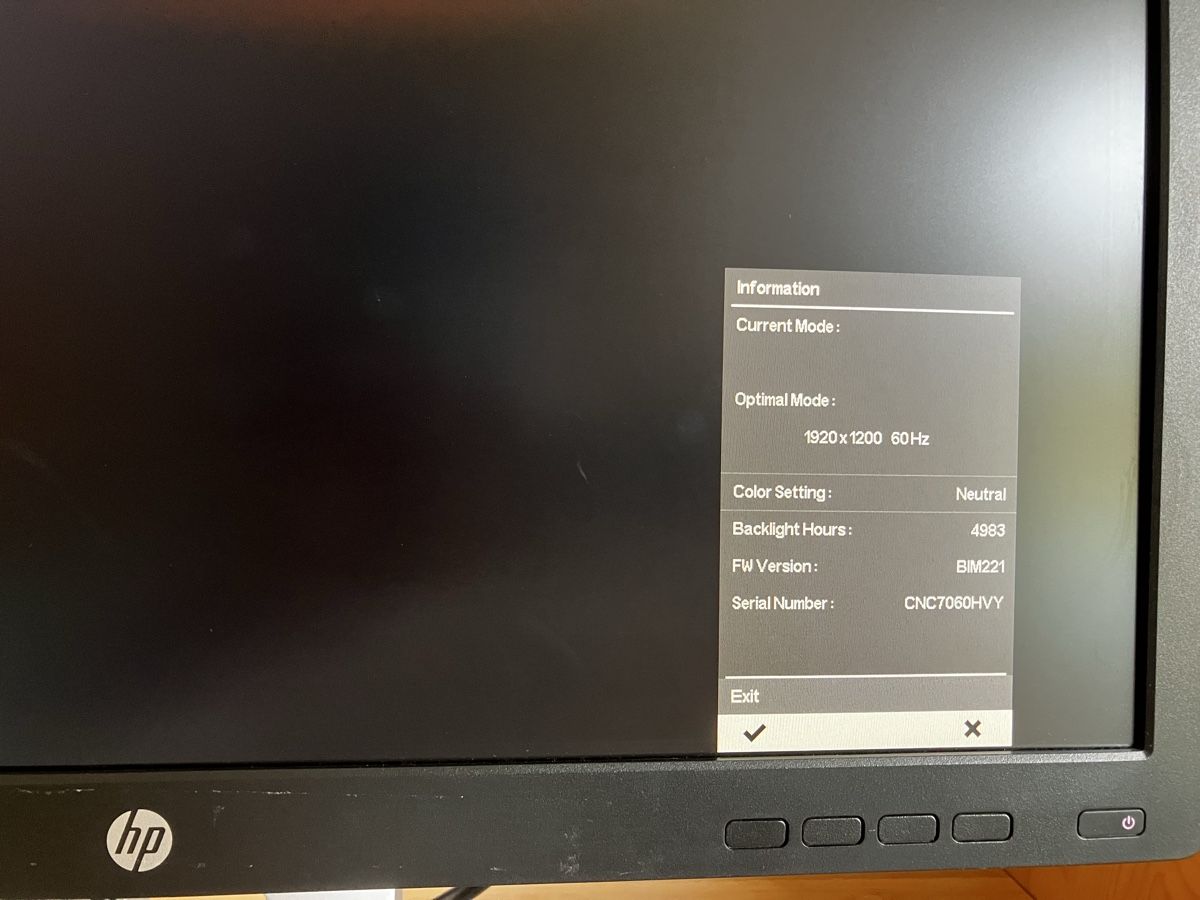 Monitor: HP EliteDisplay E242 Monitor – Usato da Winterthur venduto da Aebse 3