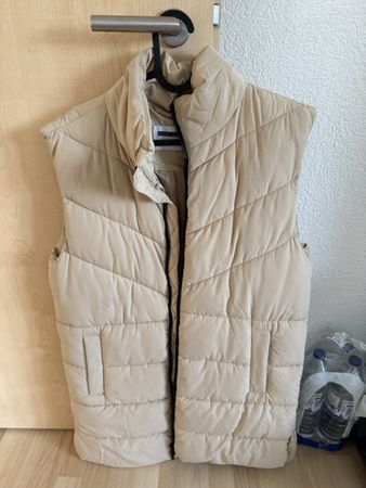 Gilet matelassé Noisy May beige taille L neuve 