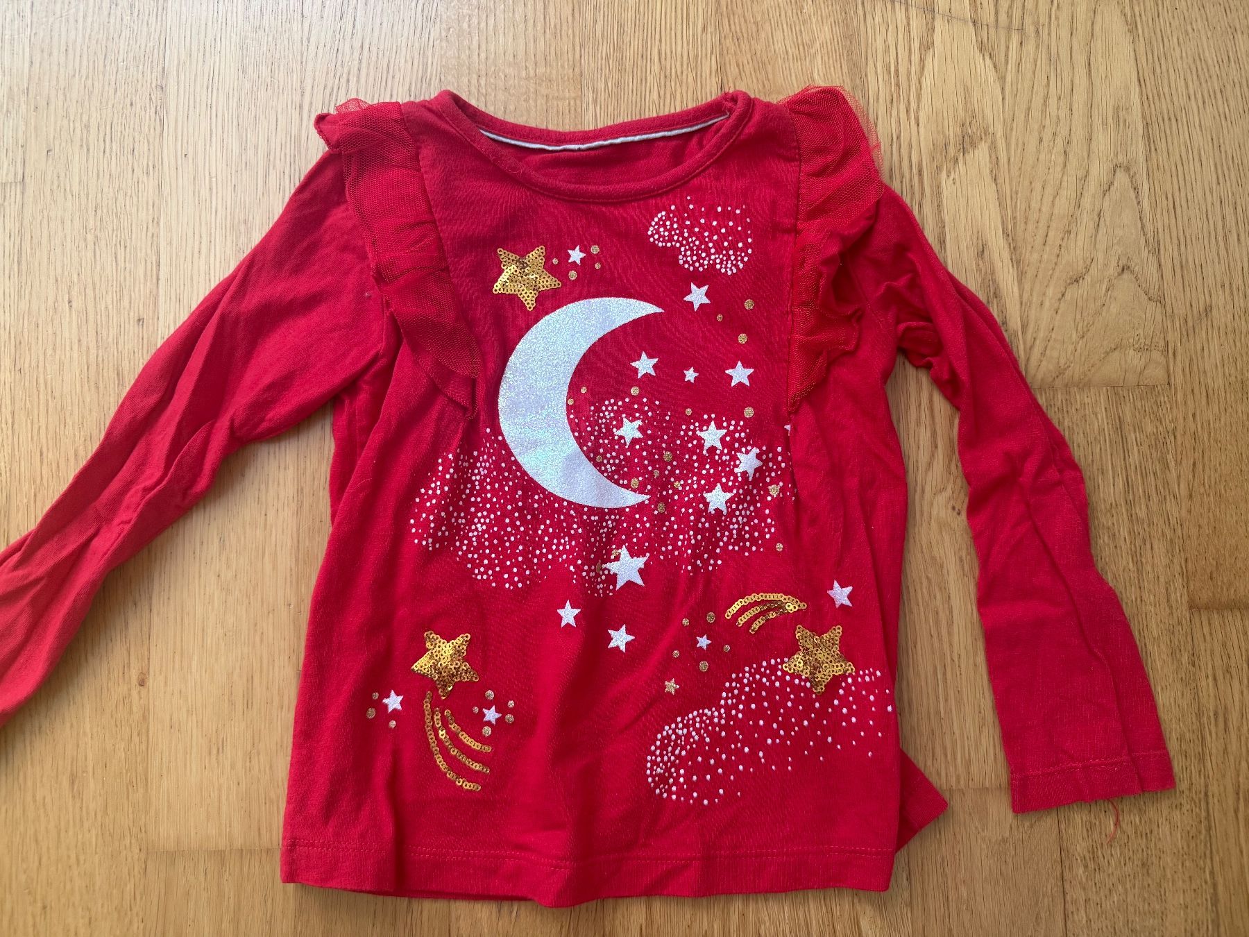 Camicette, T-shirt & Top: Xmas Langarm Shrt Mädchen Gr. 104 – Usato da Zürich venduto da audrey_dri
