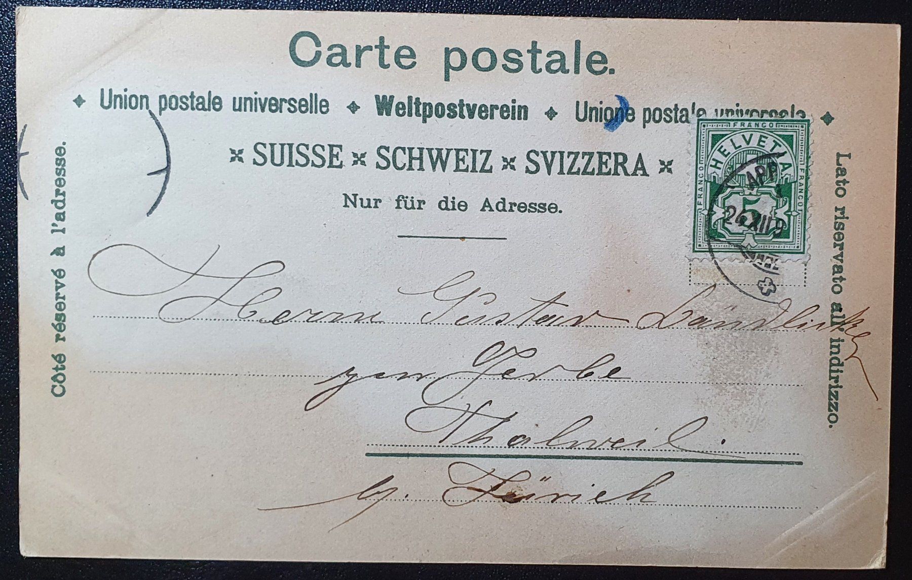 Cartoline postali: Gruss aus Appenzell – Usato da Kreuzlingen venduto da Rschweiz1 1